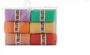 INCPIXEL Fridge Vegetable and Fruit Reusable Net Bag Pack of 6 Grocery Bags