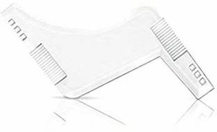 Stylazo Beard Shaping & Styling Tool Transparent Beard Comb for Boys and Men for Perfect Line Up & Edging