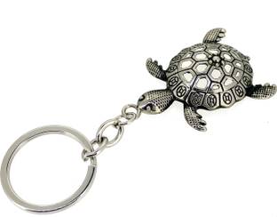 Devora Designer lucky Turtle or Tortoise Metal Keychain Key Chain