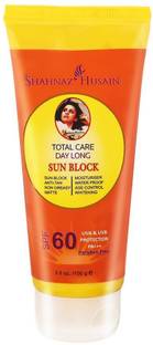 Shahnaz Husain Sunscreen - SPF 60 SPF 60 (80gm + 20gm)