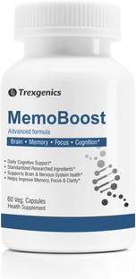 Trexgenics MemoBoost Advanced Memory, Focus, Cognition, Brain Ginkgo Complex (60 Veg. caps)