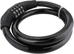 M MOD CON best Bicycle 4 Letter Number Lock - Combination Coiled Steel Cable Cycling Lock Cycle Lock