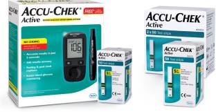 ACCU-CHEK Active Meter With 160 Strips Glucometer