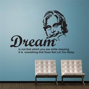 VCREATE DECOR 58 cm A.P.j Abdul Kalam Removable Sticker