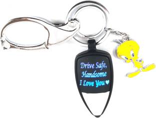 HANDSOME ISK massage with look hook and tweety Locking Key Chain