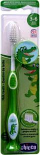 Chicco Toothbrush for milk teeth. Suitable for children aged 3 to 6 years with a cute little animal. Ultra Soft Toothbrush Ultra Soft Toothbrush