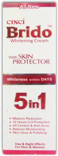 CINCI (ALL NEW) BRIDO WHITENING CREAM(WITH SKIN PROTECTOR)WHITENES WITHIN DAYS 5in1