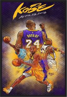 Kobe Bryant 300 GSM Poster ( Size :- 13 X 19 inch ) Paper Print