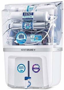 KENT GRAND+ ZERO WATER WASTAGE 9 L RO + UV + UF + TDS Water Purifier
