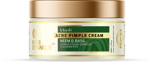 khadi ORGANIQUE Acne Pimple Cream with Neem & Basil