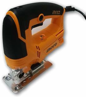 INGCO Industrial 650 W Jigsaw Machine with Variable Speed Orange 2 inch Straight-line Sander