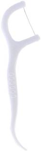 QUICK UNBOX Plastic Bow Shaped Fine Polished Dental Floss Toothpick Oral Care Teeth Cleaner Floss Thread Tooth Pick