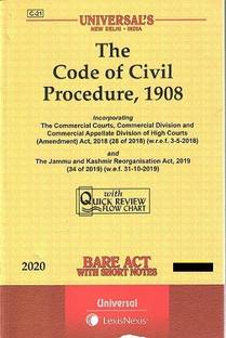 Code Of Civil Procedure,1908 (Bare Act)