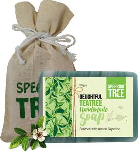 Speaking tree Delightful TeaTree Handmade Soap - 100gms