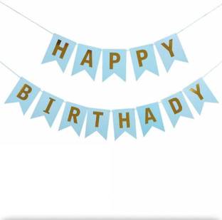 medhansh HAPPY BIRTHDAY BANNER Pennant Banner
