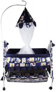 DUGGY DUGGY Newborn Baby LittleNest Bassinet Cradle with Mosquito Net-Canopy And Wheels Recommened For Cradle For Baby With Net And Swing kids Cradle Baby Cradle Mosquito Net Cradle baby cradle jhula swing (Blue)