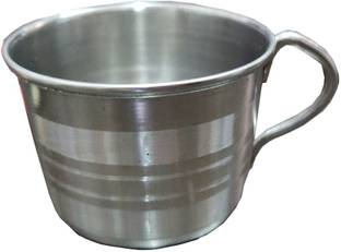 Shoppernation Pack of 1 Stainless Steel Single Wall Stainless Steel Light Weight Cup