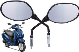 JCTEK Manual Driver Side, Rear View Mirror For Honda Activa