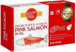 Golden Prize Pink Salmon Fillets in Oil Sea Foods