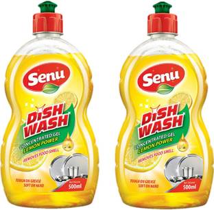 Senu dishwash liquid gel 500ml (pack of 2) Dish Cleaning Gel
