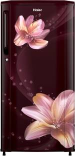 Haier 190 L Direct Cool Single Door 2 Star Refrigerator  (Red Serenity, HRD-1902CRS-E)
