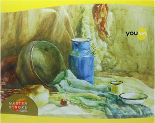 NAVNEET Youva Brown Drawing Book 27.5 cm X 34.7 cm 36 Pages Sketch Pad