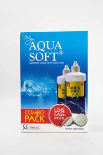 AQUASOFT Combo Pack Multipurpose Solution For Soft Contact Lens