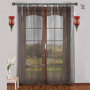 Casanest 213 cm (7 ft) PVC Transparent Door Curtain Single Curtain