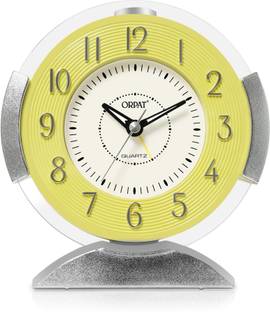 ORPAT Analog LEMON YELLOW Clock