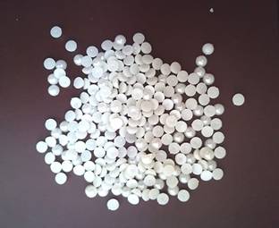 Royal Villa 6mm Half Cut Pearls used in Dresses, Jewellery Formation, Wedding Trays Making, Arts n Crafts KIt- Set of 500 Beads ()