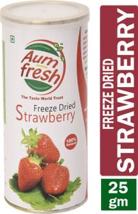 Aum Fresh Freeze Dried Strawberry | Ready To Eat Strawberry Snack Strawberries