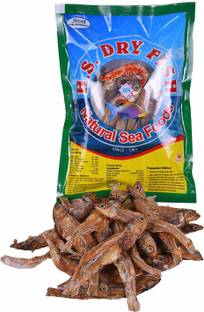 H.S Dry Fish Fish Dry Big Anchovies (Big Nathli) 400g Clean