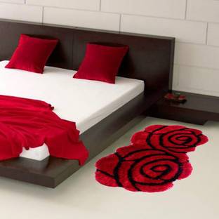 shopgallery Red, Black Polyester Area Rug