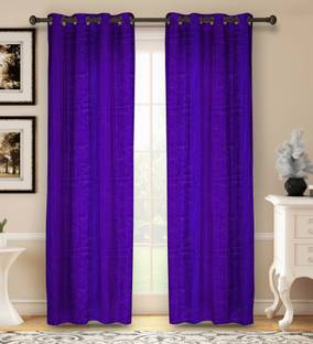 Bombay Dyeing 214 cm (7 ft) Door Polyester Room Darkening Curtain (Pack Of 2)
