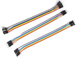 Jumper Cable wire Jumper wire M-F, M-M, F-F (Pack of 10 each)