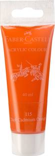 FABER-CASTELL Acrylic 40ml Tube - Dark Cadmium Orange 115