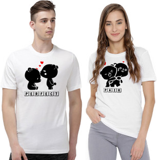 pair couple t shirt