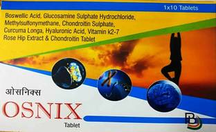 PHOENIX Osnix - Glucosamine, Curcumin, Vitamin D3, K2-7 (2 x 10 Tabs) for Joints care