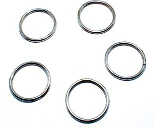 ABDkart 1inch Round Rings for Macrame
