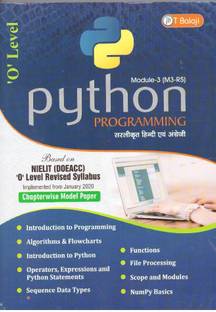 O Level Module-3 (M3-R5) Python Programming