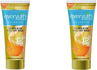 Everyuth Naturals ADVANCED GOLDEN GLOW PEEL-OFF MASK 50 ML (PACK OF 2) #15
