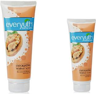 Everyuth Naturals EXFOLIATING WALNUT SCRUB 100 ML + 50 ML (PACK OF 2) #22 Scrub