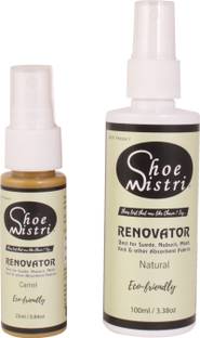 Shoe Mistri Shoe Renovator Combo (Natural & Camel) Shiner