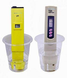 SHAPURE Ph & Tds Meter Combo with ±0.1Ph 0.6" LCD Mini Digital Pen Style Ph-Meter Set Digital TDS Meter