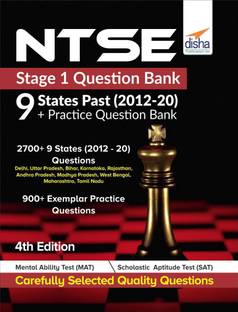 Ntse Stage 1 Question Bank - 9 States Past (2012-20) + Practice Question Bank