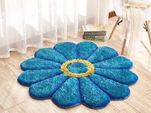 shopgallery Blue Polyester Area Rug