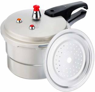 Adfresh Pressure Cooker Aluminum Explosion-Proof Soup stew Pot pan Gas Stove Induction Cooker cookware Kitchen Portable Camping Travel 5 L Outer Lid Induction Bottom Pressure Cooker