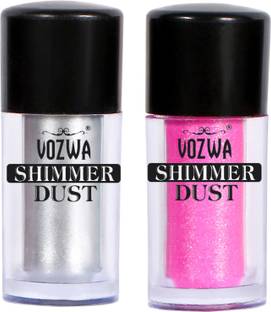 VOZWA Eyeshaodw Shimmer Dust 4g- Silver + Pink
