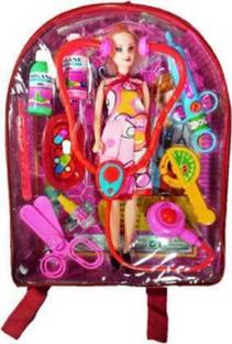 Kmc kidoz Doctor doll set (Multicolor)