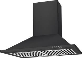 Kaff MEL BF 60 Wall Mounted Black 1025 CMH Chimney